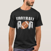 Football Vater Moderner Bester Vater je auf dem Fe T-Shirt (Vorderseite)