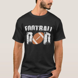 Football Vater Moderner Bester Vater je auf dem Fe T-Shirt