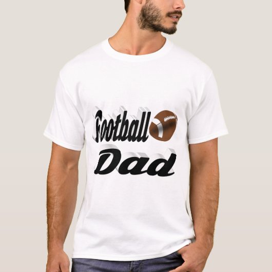 Football Vater T - Shirt (Vorderseite)