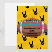 Football Watch Party Einladung (Vorne/Hinten)