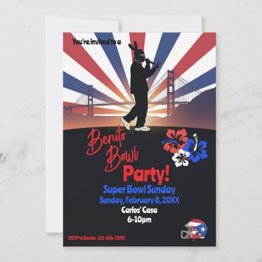 Football Watch Party Invitation Einladung (Vorderseite)