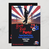 Football Watch Party Invitation Einladung (Vorne/Hinten)