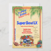 Football Watch Party Invitation Einladung (Vorderseite)