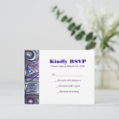 FOOTBALL WATERCOLOR Bar Mitzvah Antwortkarte RSVP Karte (Stehend Vorderseite)