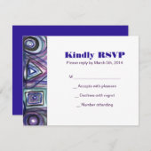 FOOTBALL WATERCOLOR Bar Mitzvah Antwortkarte RSVP Karte (Vorne/Hinten)