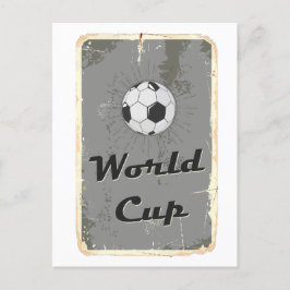 Football Weltmeisterschaft Vintag Style Poster Art Postkarte