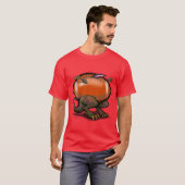 FootballaSaurus Rex T-Shirt (Vorne ganz)
