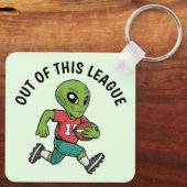 Footballer-Alien Schlüsselanhänger (Rückseite)