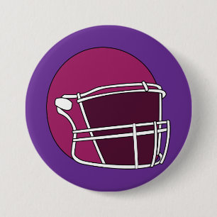 Footballhelm Button