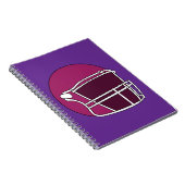 Footballhelm Notizblock (Rechte Seite)
