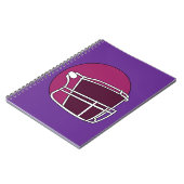 Footballhelm Notizblock (Linke Seite)