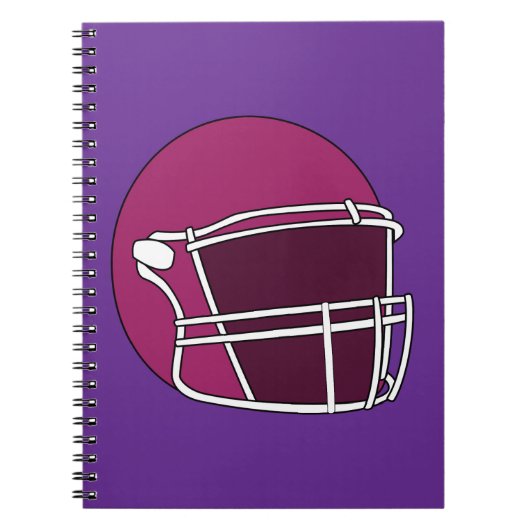 Footballhelm Notizblock (Vorderseite)