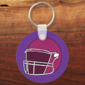 Footballhelm Schlüsselanhänger (Rückseite)