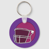 Footballhelm Schlüsselanhänger (Rückseite)