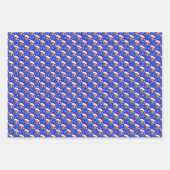 Footballs Hut & Schneeflocken des Weihnachtsmanns Geschenkpapier Set (Vorderseite 2)