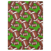 Footballs Muster Klemmbrett (Rückseite)