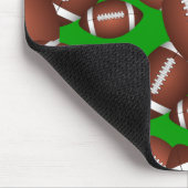 Footballs Muster Mousepad (Ecke)