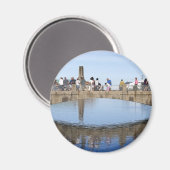 Footbridge Over Lake Asbury Park NJ Magnet (Vorderseite/Rückseite)