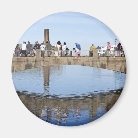 Footbridge Over Lake Asbury Park NJ Magnet (Vorne)