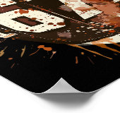 Footbyll 67 Six Seven Alpha Slang 6 7 Meme Kids Te Poster (Ecke)