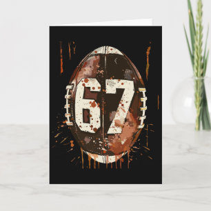 Footbyll 67 Six Seven Alpha Slang 6 7 Meme Kinder Karte