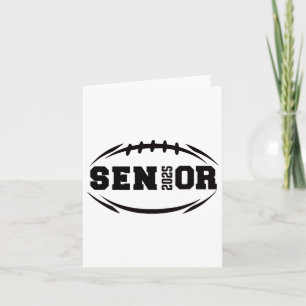 Footbyll Senior 2025 Abschluss Jahr Karte