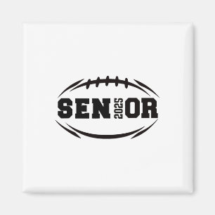 Footbyll Senior 2025 Abschluss Jahr Magnet