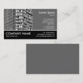 Footed Foto - 60pc Gray - Office Block Visitenkarte (Vorne/Hinten)
