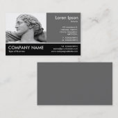 Footed Foto - 60pc Gray - Poseidon's Ehefrau Visitenkarte (Vorne/Hinten)