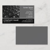 Footed Foto - 60pc Gray - Tastatur 02 Visitenkarte (Vorne/Hinten)