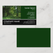 Footed Foto - Spring in the Woods 01 Visitenkarte (Vorne/Hinten)