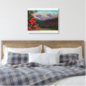 Foothill Orange Grove im WinterState Leinwanddruck (Insitu (Schlafzimmer))