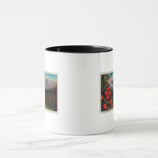 Foothill Orange Grove im WinterState Tasse (Zentrum)