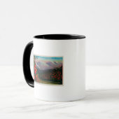 Foothill Orange Grove im WinterState Tasse (Vorderseite Links)