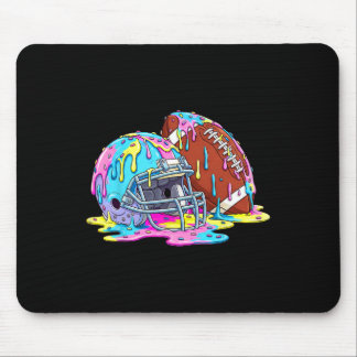 Footll Helmet Drip For Boys Kids Youth Dripping Ic Mousepad