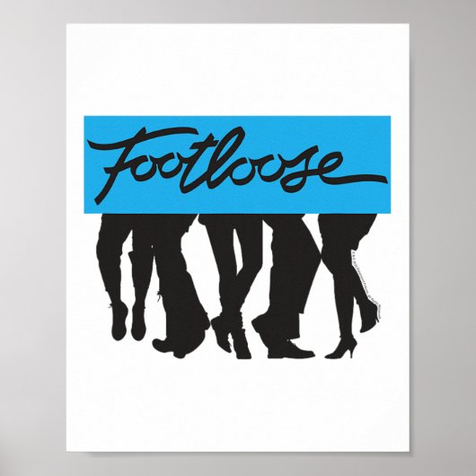 Footlose Tanzfüße Poster (Vorne)