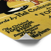 Footlose Vintage Songbook Cover Poster (Ecke)