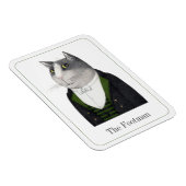 FOOTMAN CAT 3x4 Flexible Magnet + Text II (Rechte Seite)