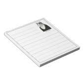 FOOTMAN CAT 5.5x6 Notepad + Linien Notizblock (angewinkelt)
