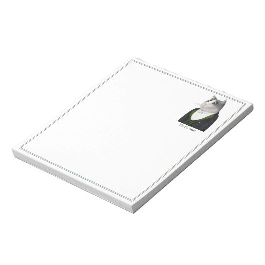 FOOTMAN CAT 5.5x6 Notepad Notizblock (Rotiert)