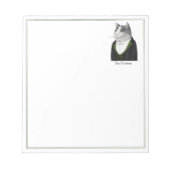 FOOTMAN CAT 5.5x6 Notepad Notizblock (Vorderseite)