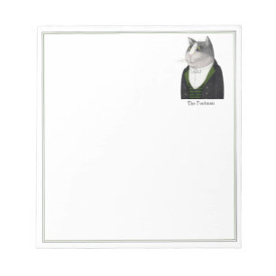FOOTMAN CAT 5.5x6 Notepad Notizblock