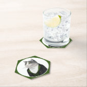 FOOTMAN CAT Hexagon Paper Untersetzer (Vor Ort)