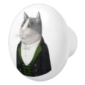 FOOTMAN CAT Keramik Drawer Knoblauch Keramikknauf (Rechts)