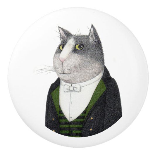 FOOTMAN CAT-Keramik Keramikknauf (Vorderseite)