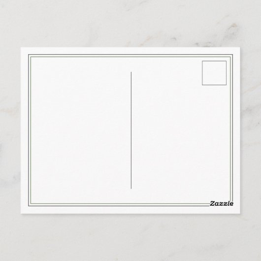 FOOTMAN CAT Postkarte (Rückseite)