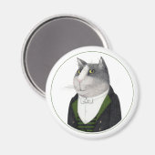 FOOTMAN CAT Round Magnet II (Vorderseite/Rückseite)