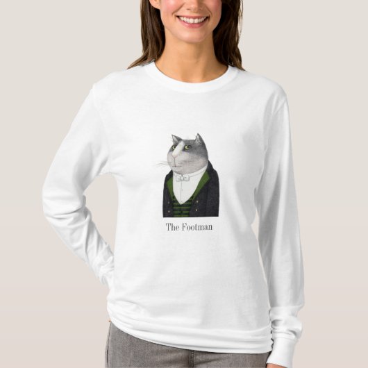 FOOTMAN CAT Women's Basic Long Sleeve Shirt (Vorderseite)
