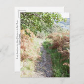 Footpath Coniston England Card Postkarte (Vorne/Hinten)
