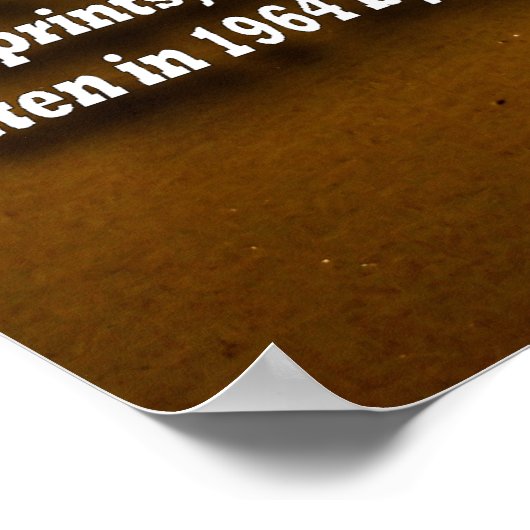 Footprint-1 Poster (Ecke)